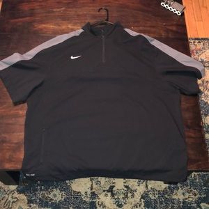 Men’s NIKE SS dri-fit 1/2 Zip pullover